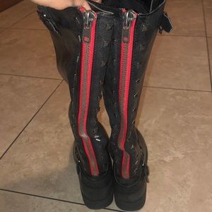 Madden Girl Ceece black tall boots